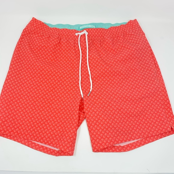 Bonobos Other - Bonobos RARE Bright Coral Crab Swim Trunks